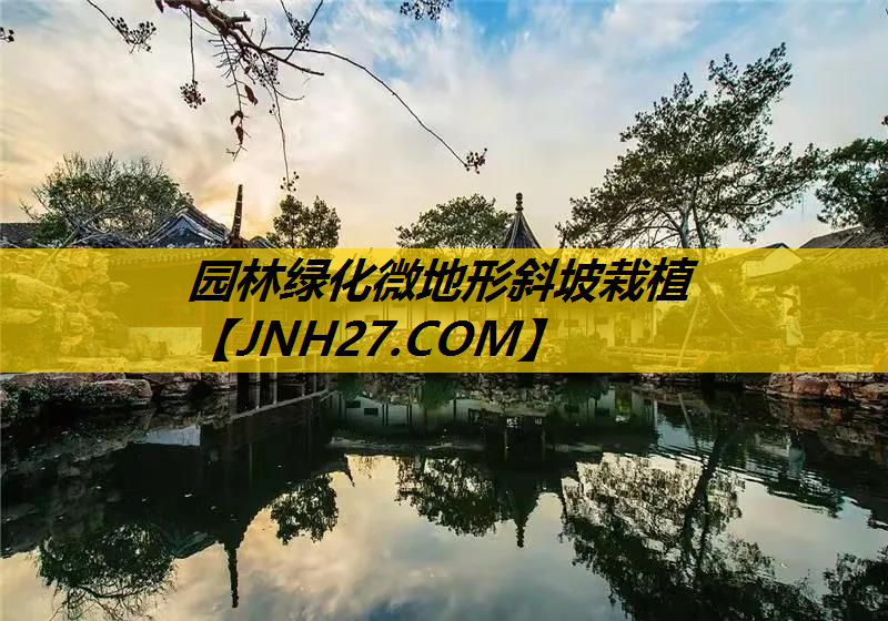 园林绿化微地形斜坡栽植